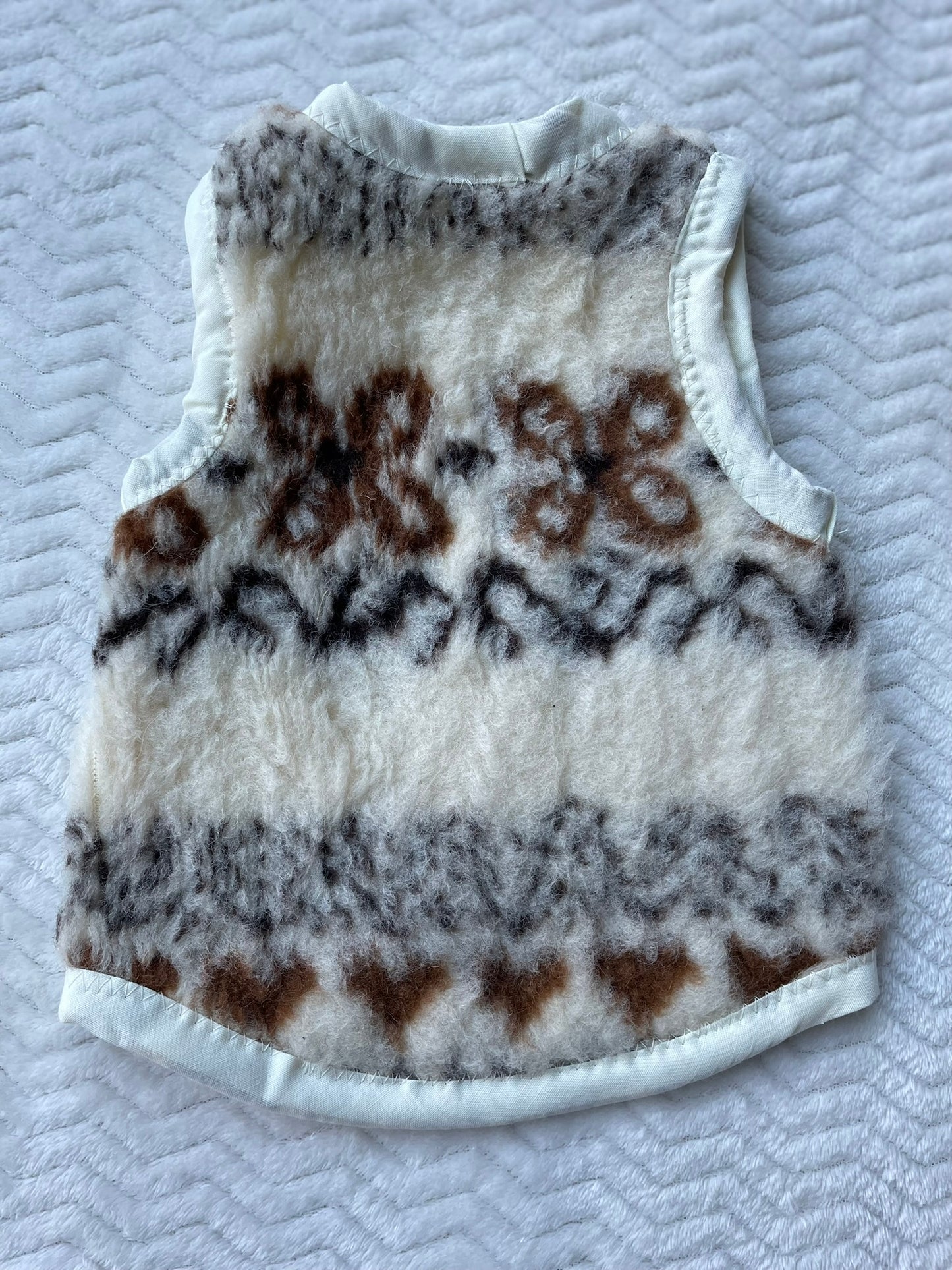 Gilet Beige Bruin