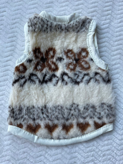 Gilet Beige Bruin